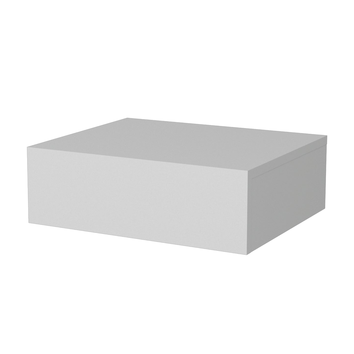 Plain white square gift box with lid perfect for packaging small items