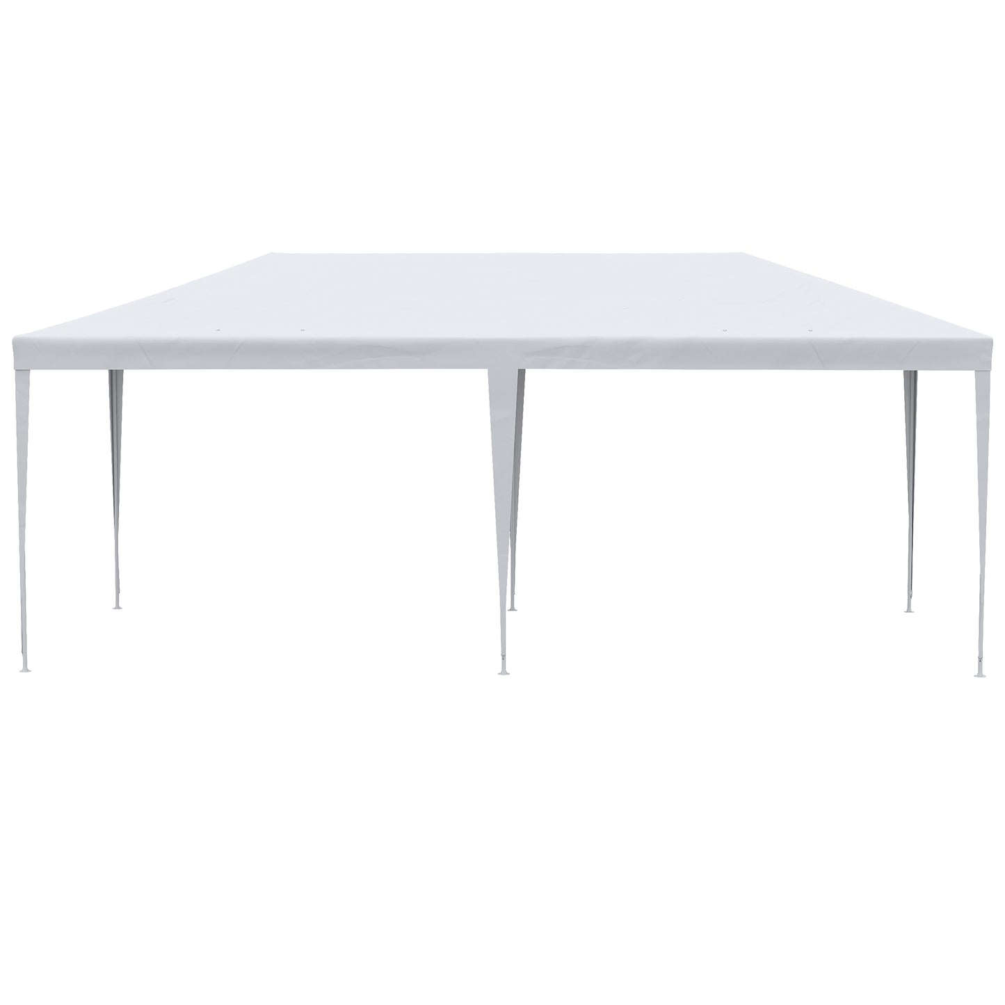 White 10' x 20' Large Party Tent with Removable Side Walls