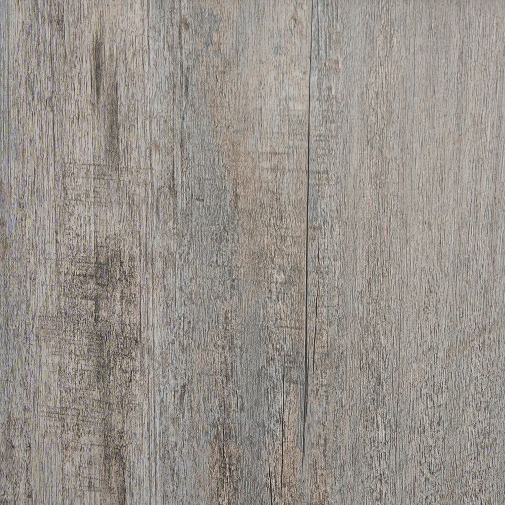 Weathered grey wood texture closeup showing grain and cracks for rustic decor