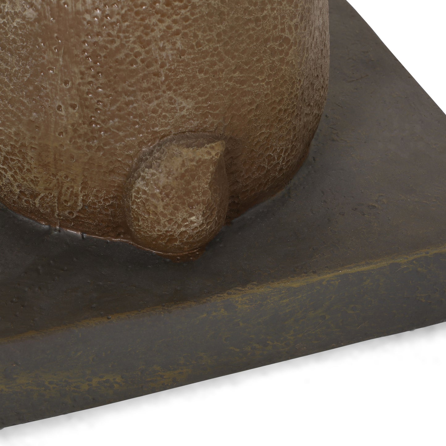Sturdy Umbrella Base for Outdoor Enjoyment - Light Brown Color