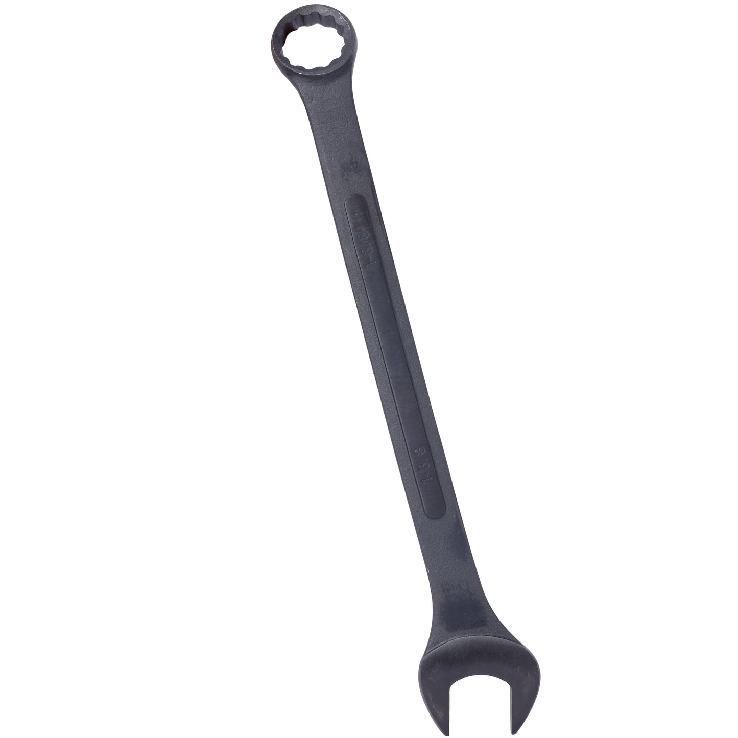 Matte black inch combination wrench for automotive repairs