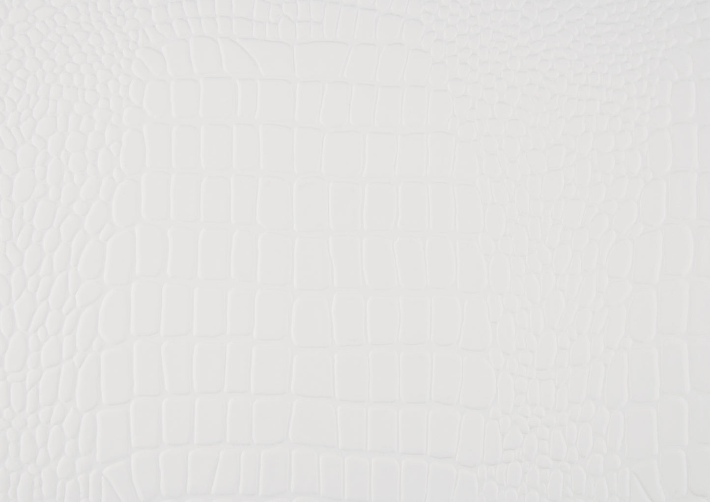 White embossed crocodile leather texture