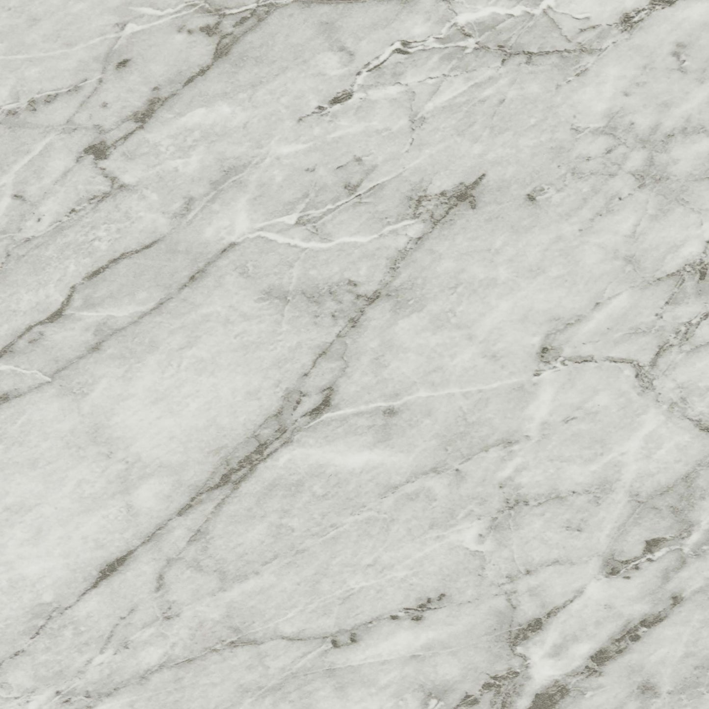 Classic white Carrara marble countertop sample with subtle gray veining