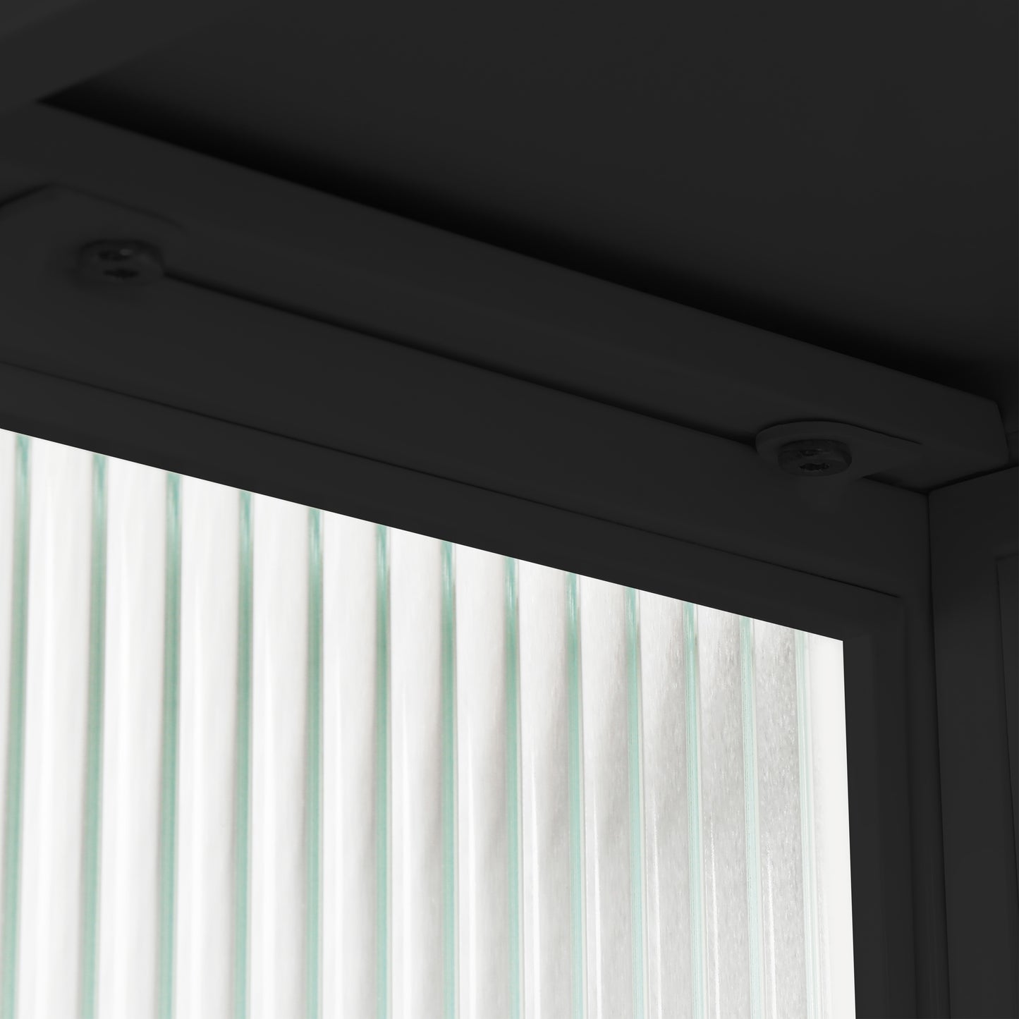 Textured privacy glass for shower doors