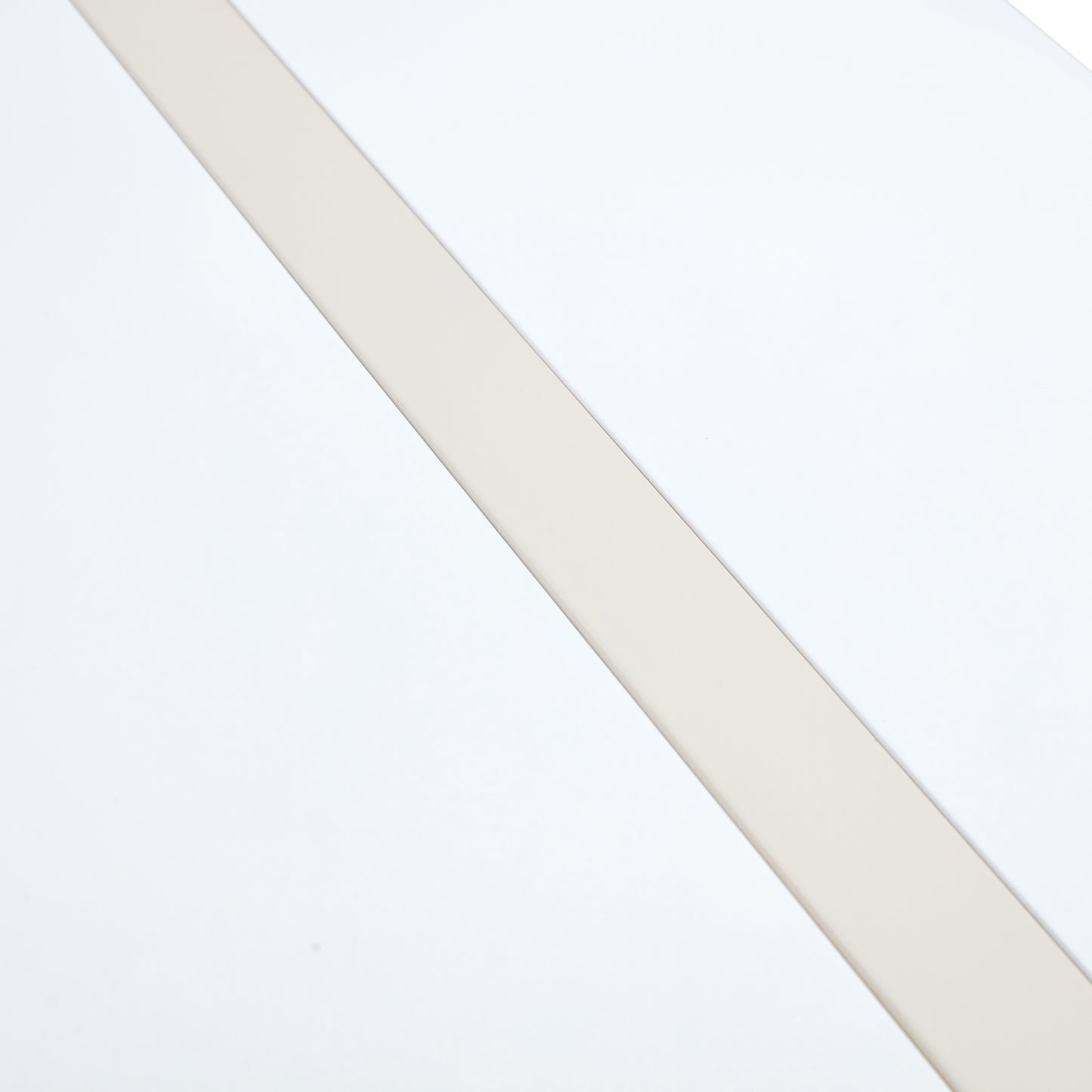 Elegant beige stripe on a white textured background for modern decor