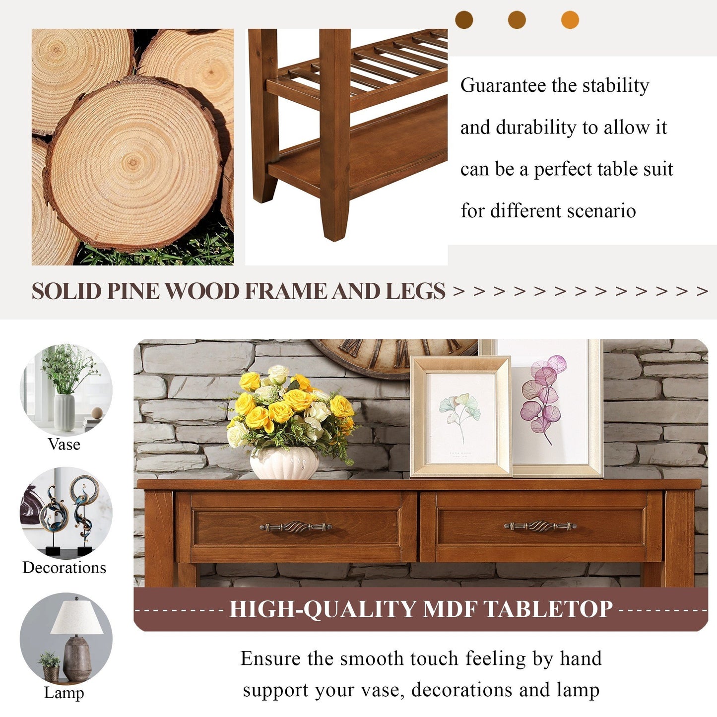 Solid pine wood texture detail showing natural grain patterns