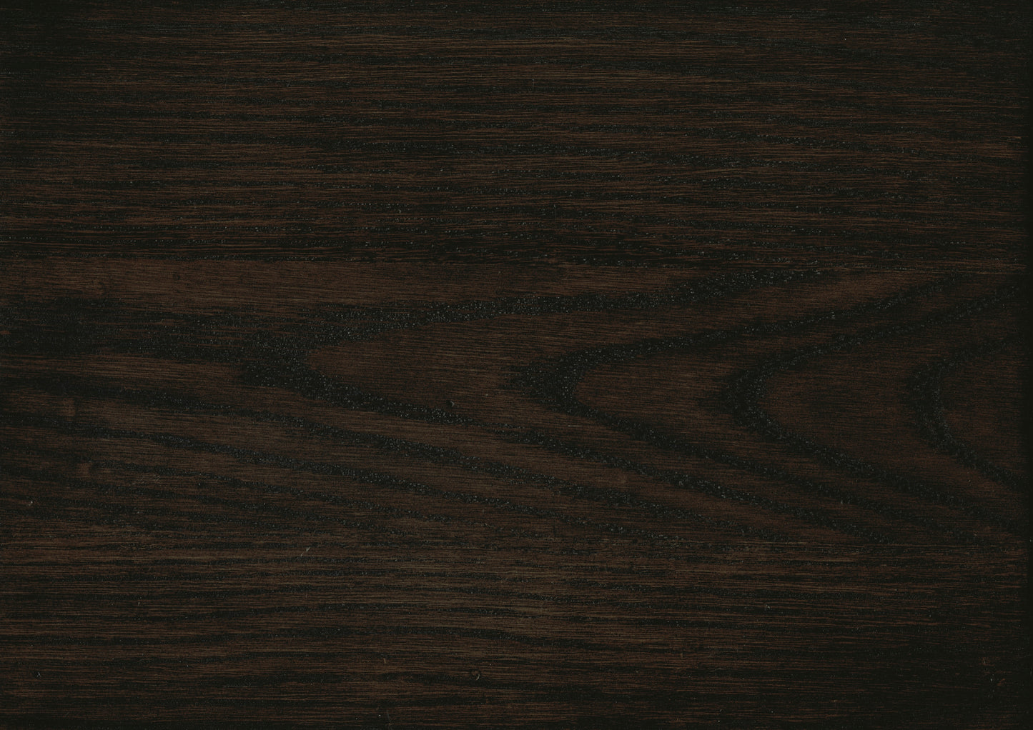 Dark oak wood veneer with distinct grain texture