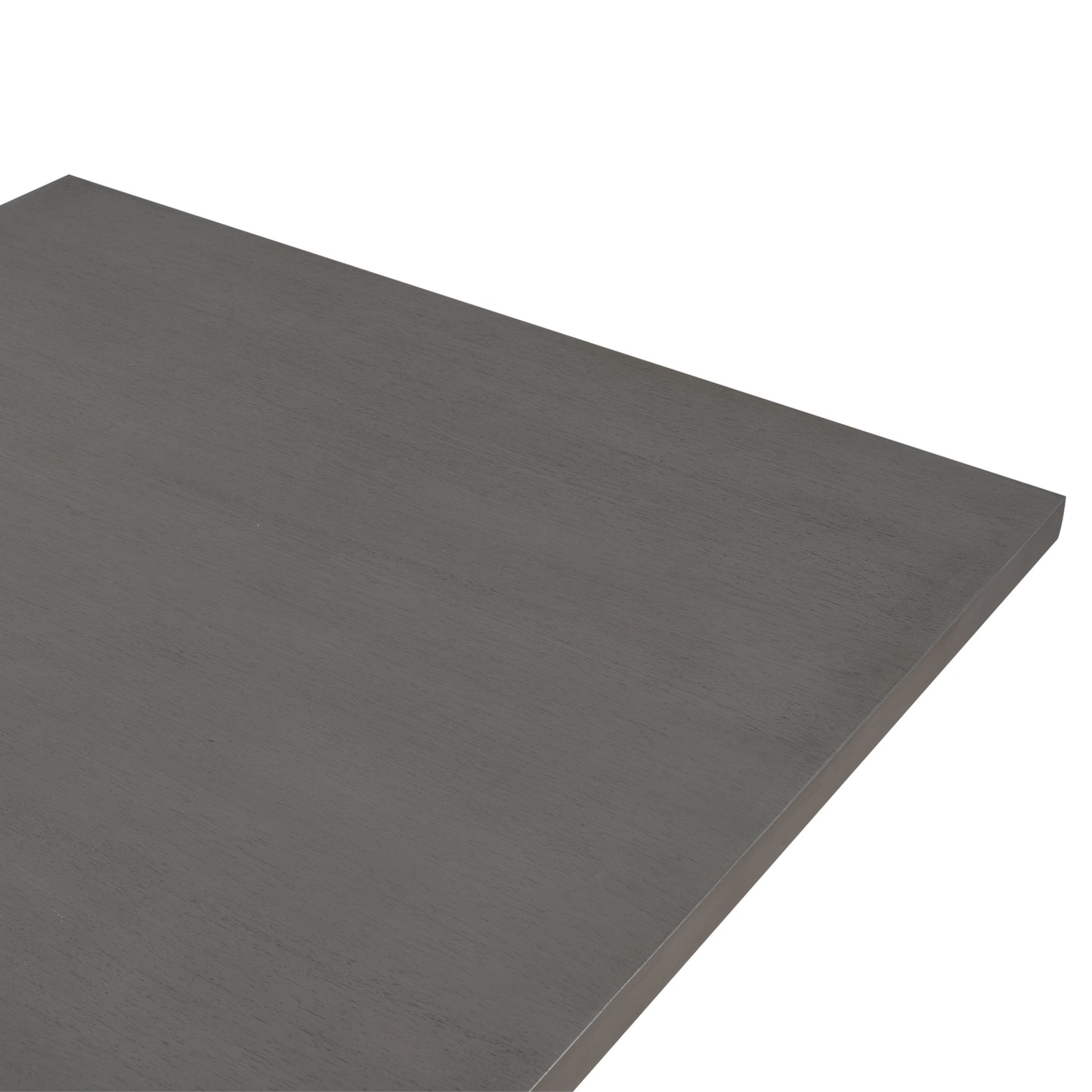 Gray wood grain desk surface with clean modern lines
