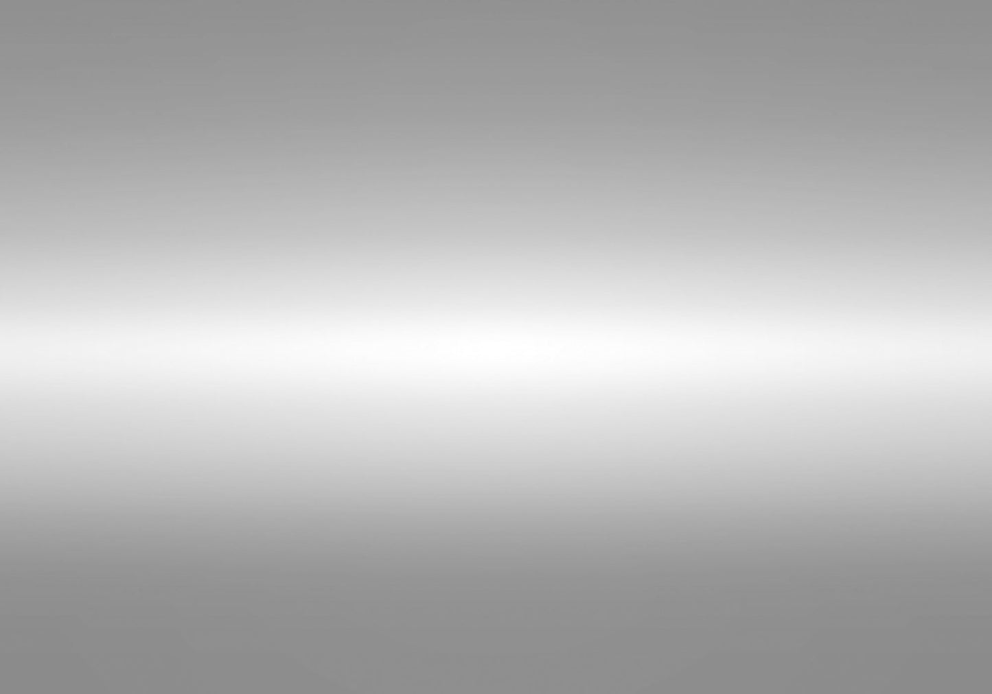 Silver brushed metal background with bright horizontal highlight
