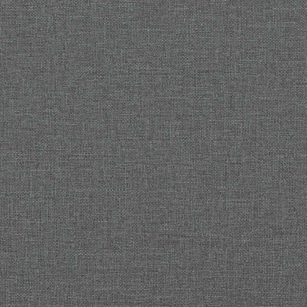 Closeup view of dark grey linen fabric texture