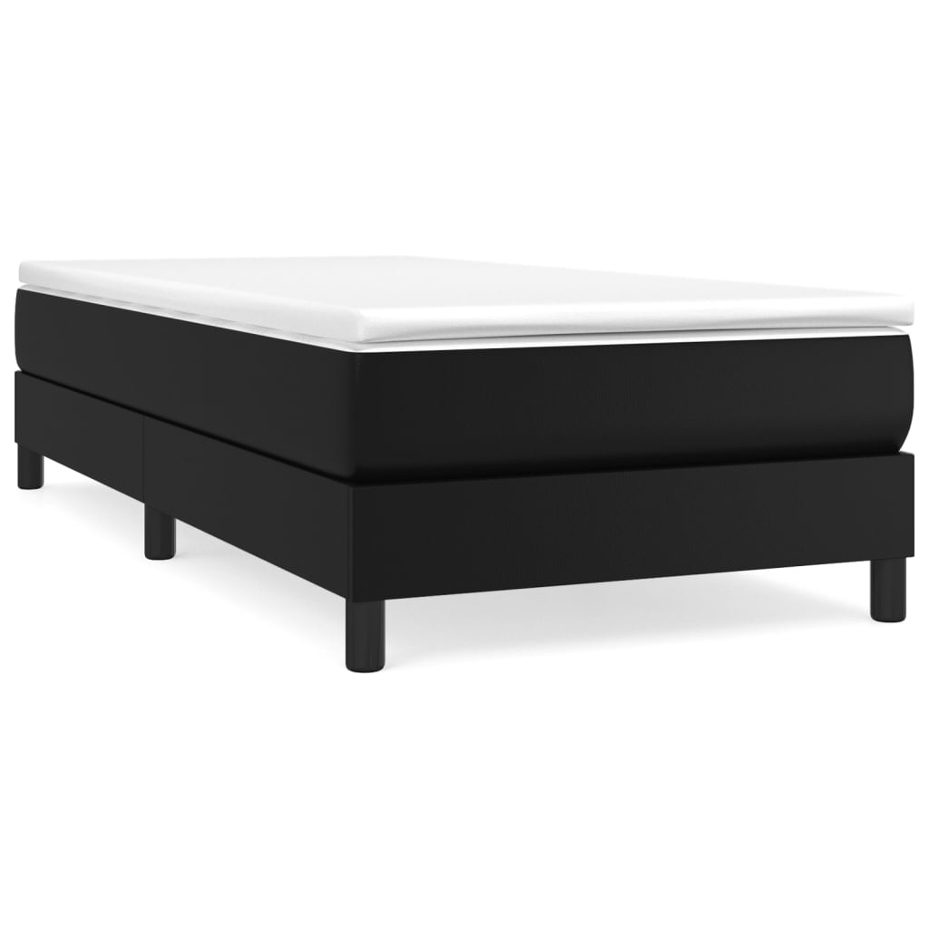 Modern platform bed frame with slatted base  cm  long