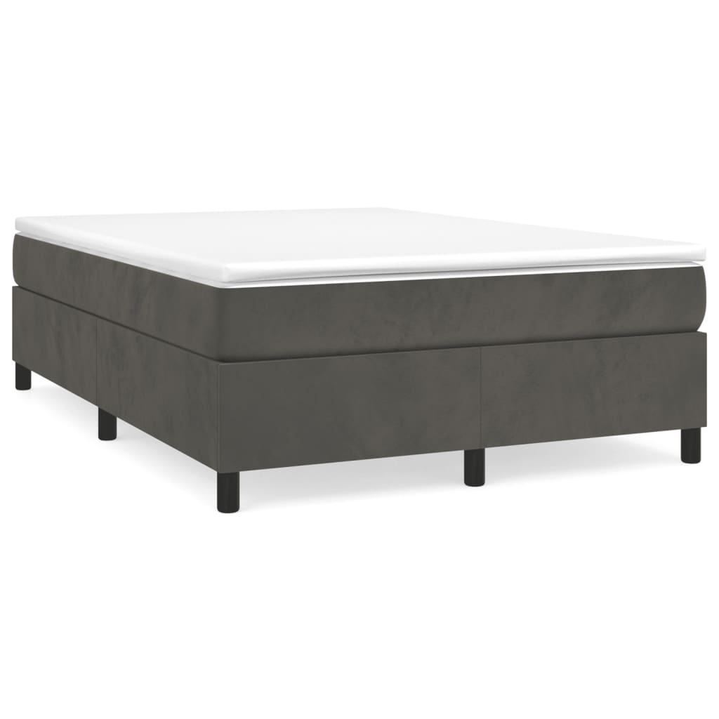 King size bed frame with slatted base and dimensions labeled