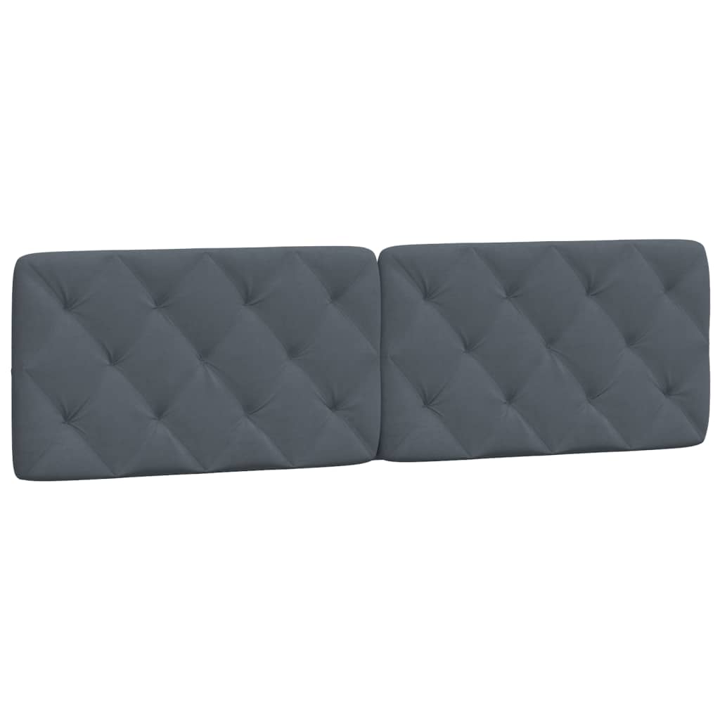 Diagram showing a tufted sofa with dimensions  cm  length and  cm  height