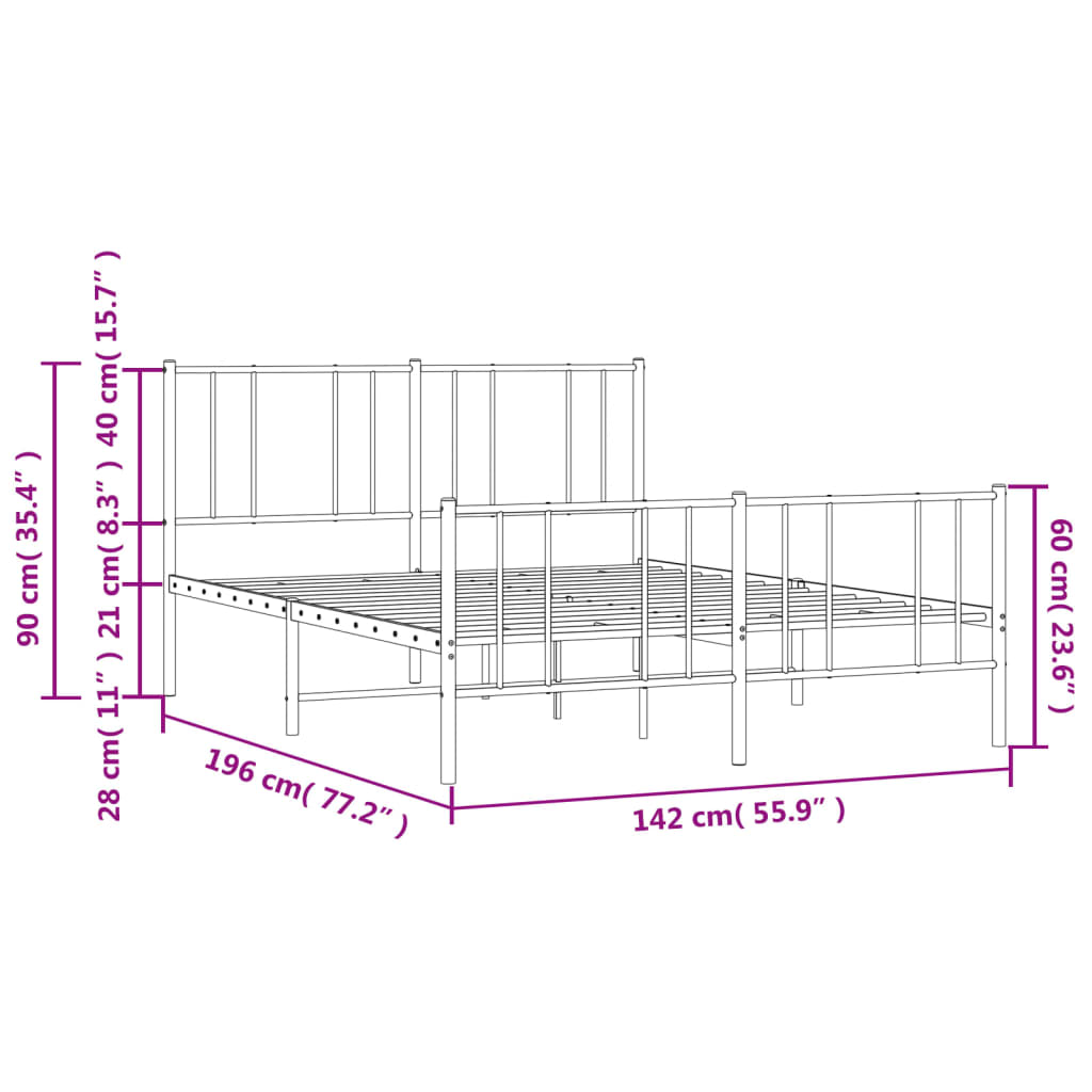 Black metal railing section with vertical balusters