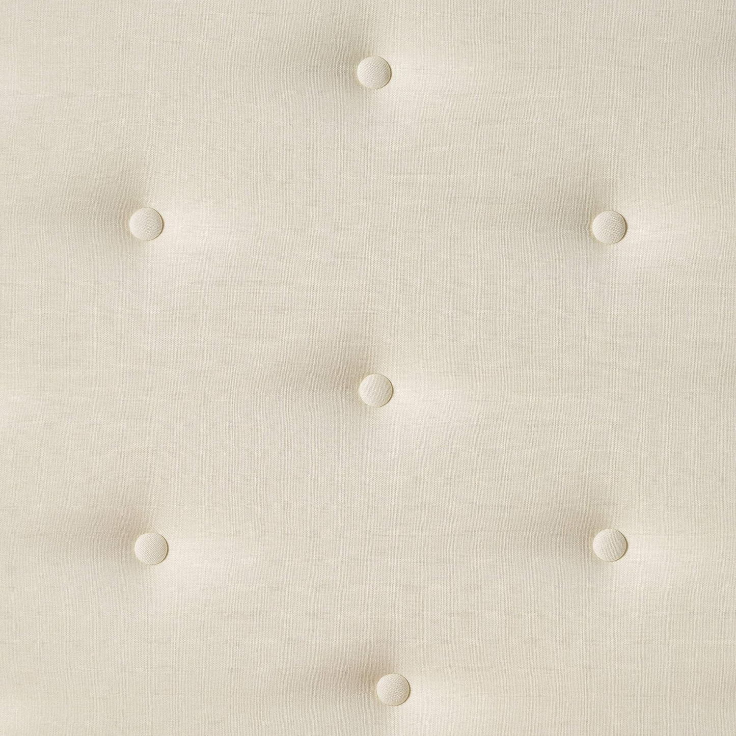 Cream tufted fabric detail