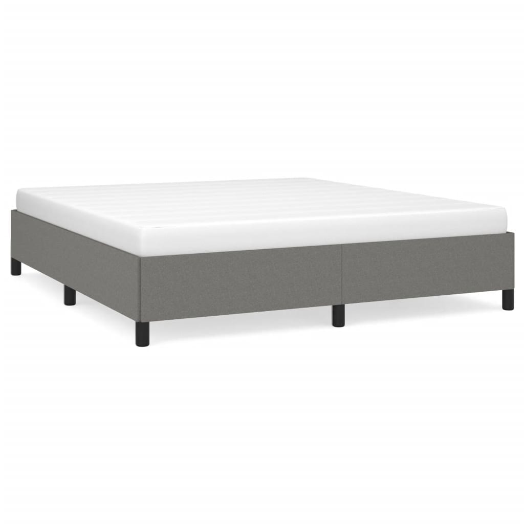 Platform bed frame with slatted support  cm width