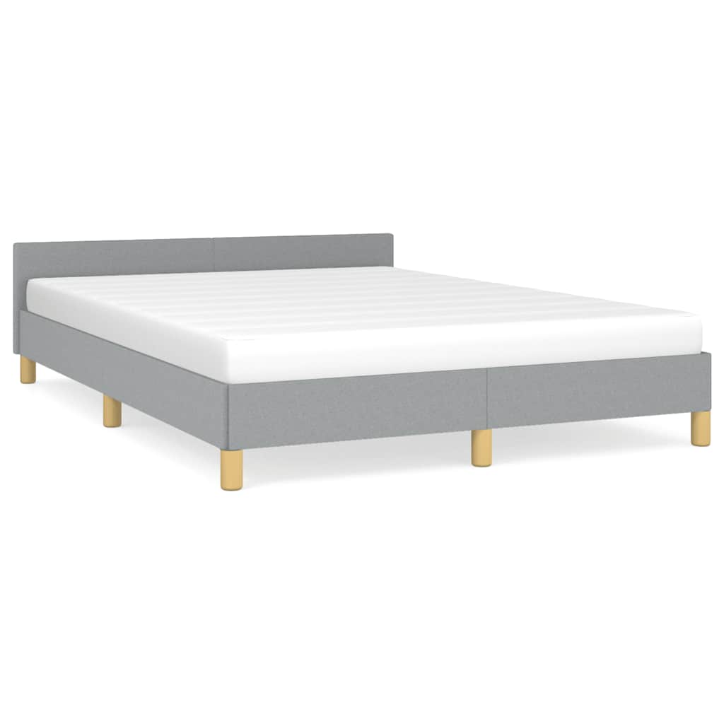 Diagram showing dimensions for a queen size platform bed frame with cm x cm mattress support
