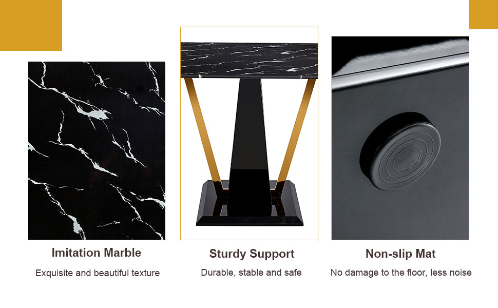 Black imitation marble texture closeup