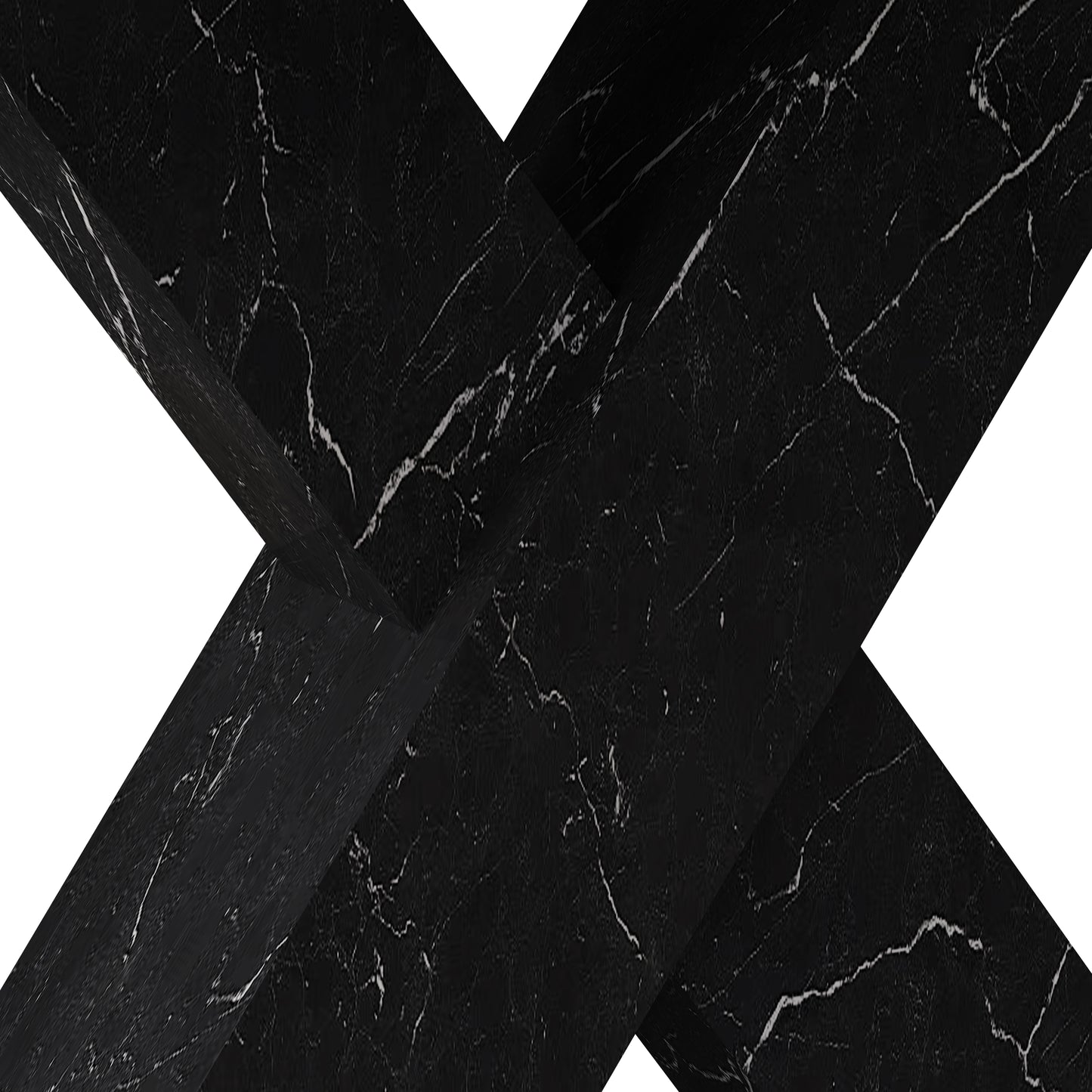Black marbleeffect countertop sample with white veining