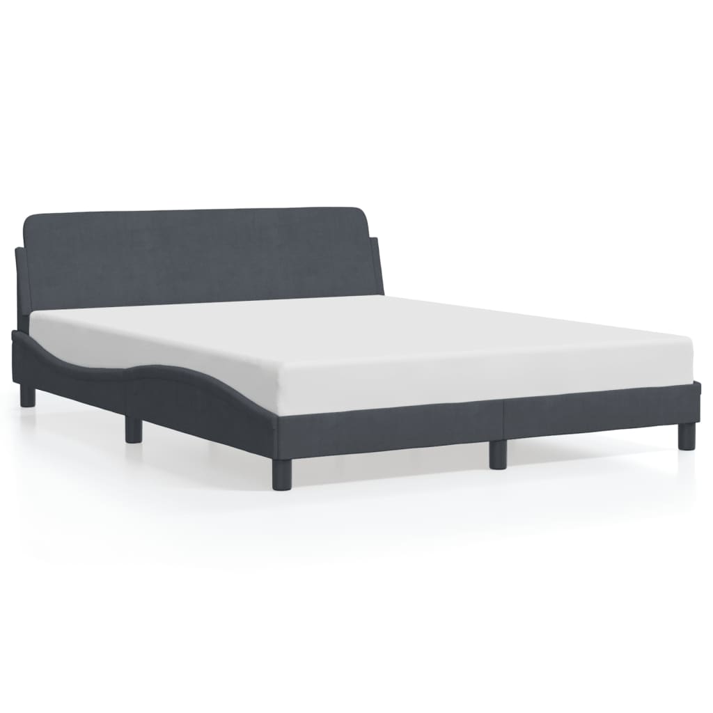 Diagram showing dimensions of a queen size bed frame