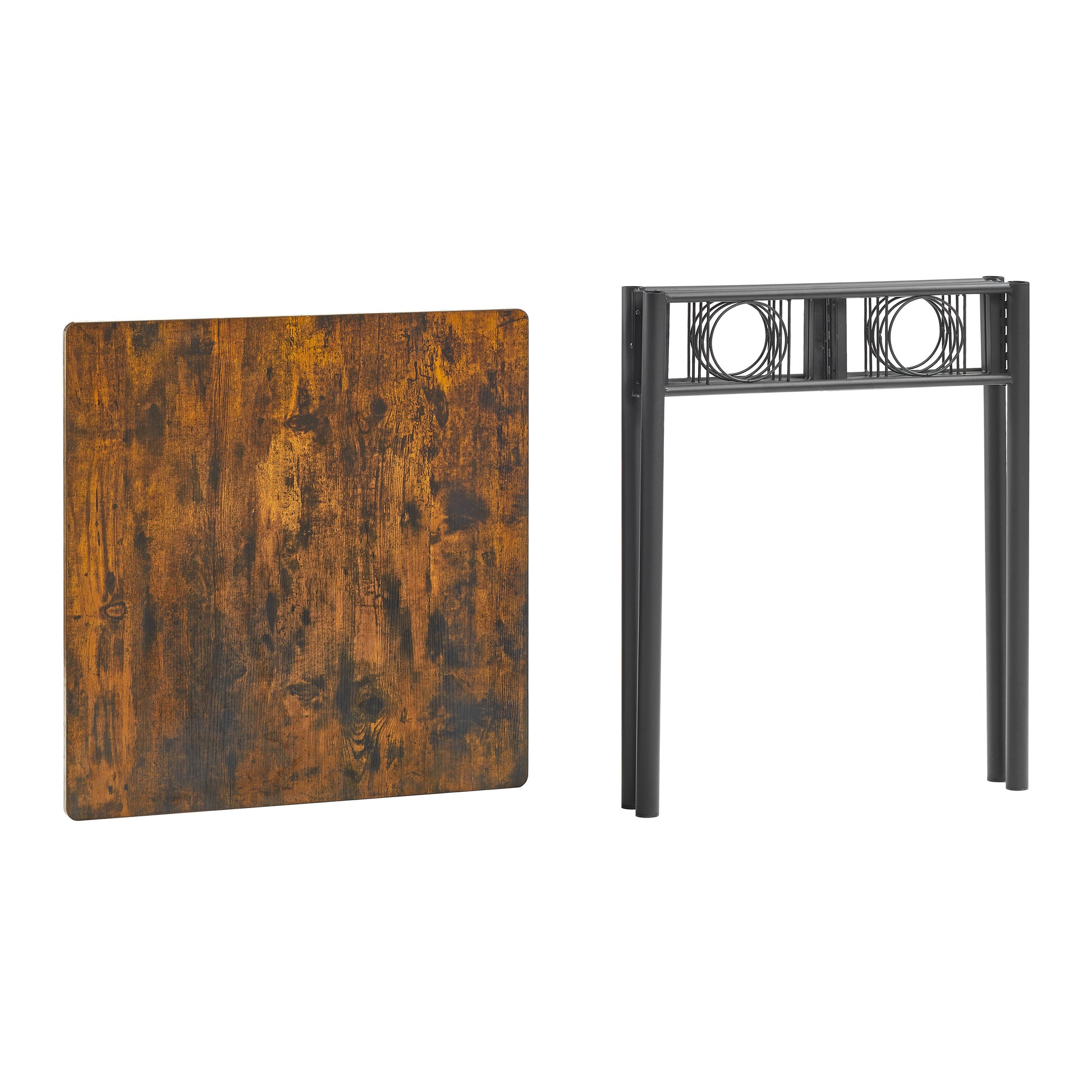 Rustic brown wood table top