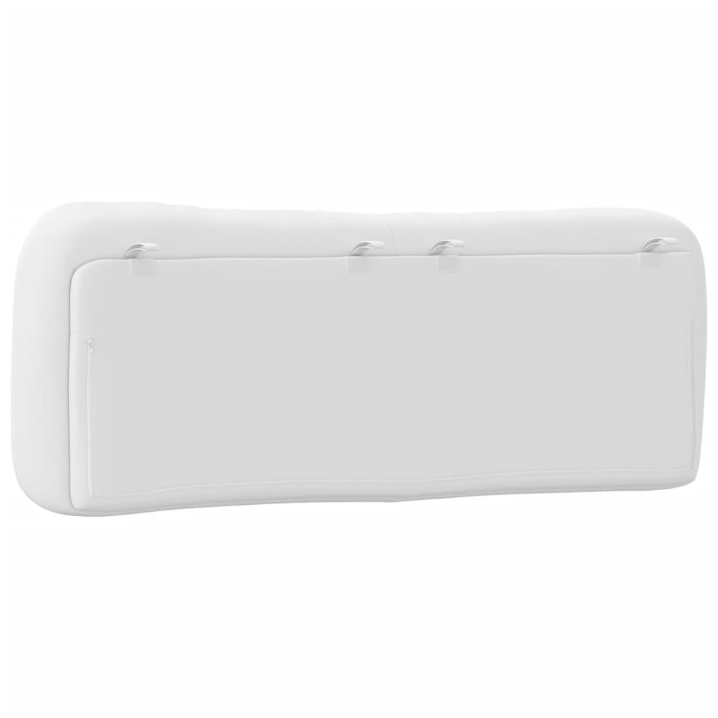 White tufted headboard with integrated tie modern bedroom furniture