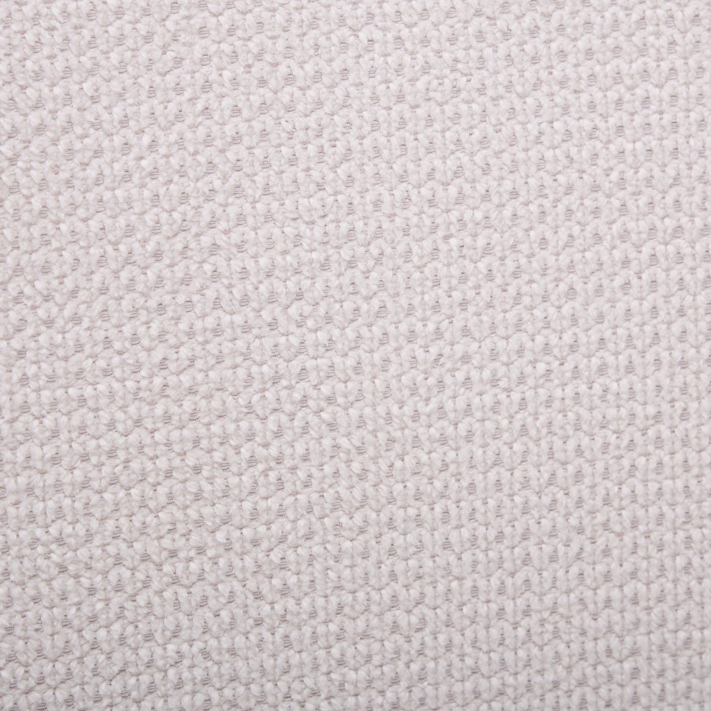 Closeup of a cream boucle fabric with a textured weave ideal for upholstery