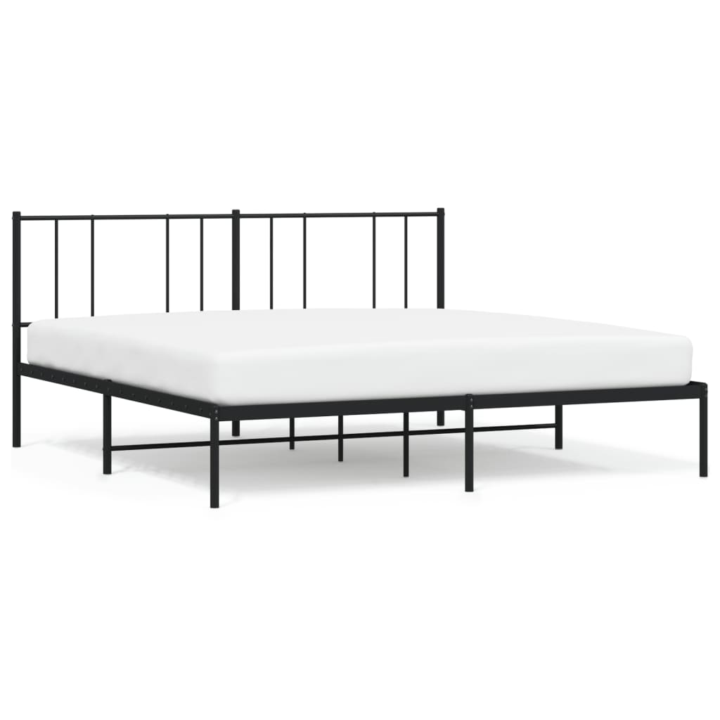 Diagram of a queen size bed frame with dimensions labeled in cm and inches