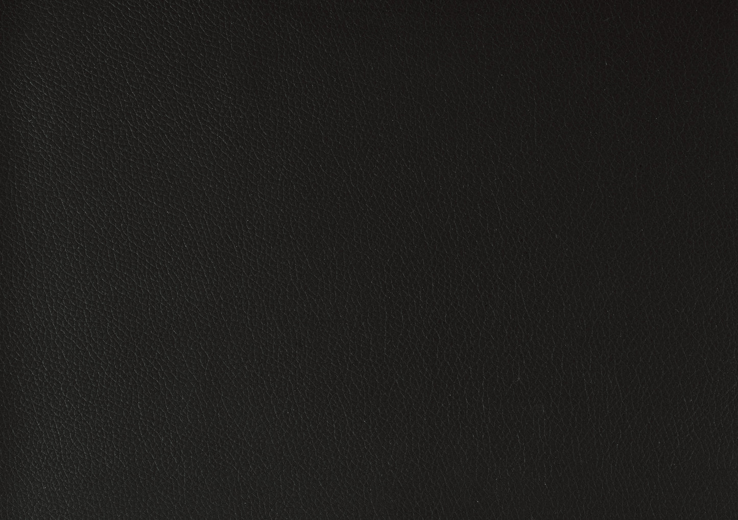 Black textured vegan leather swatch for upholstery