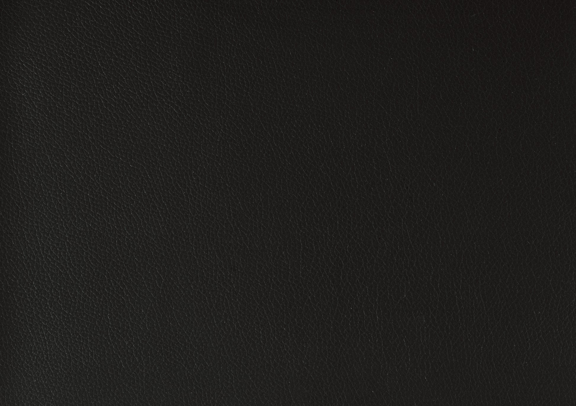 Closeup of textured black leather material