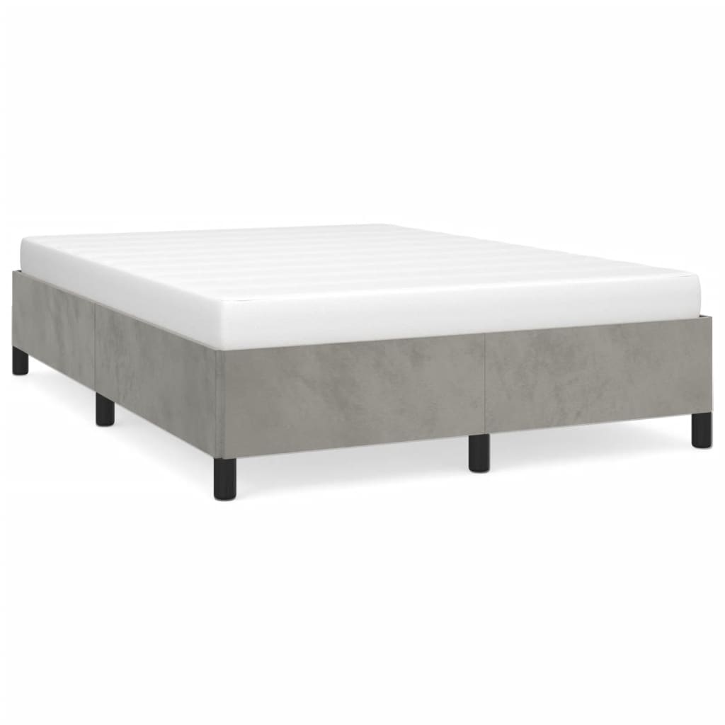 Line drawing of a queen size bed frame with dimensions labelled