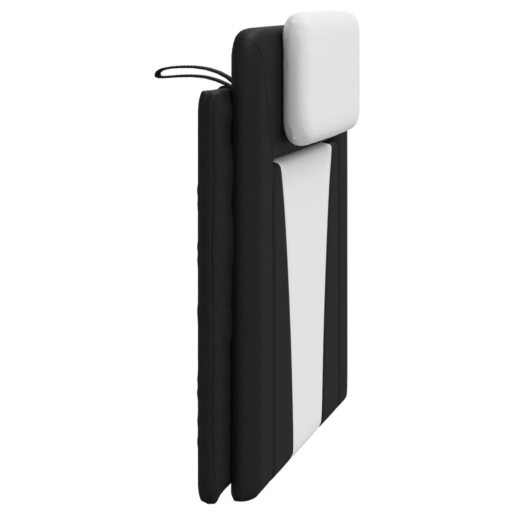 Black and white gaming chair with ergonomic design