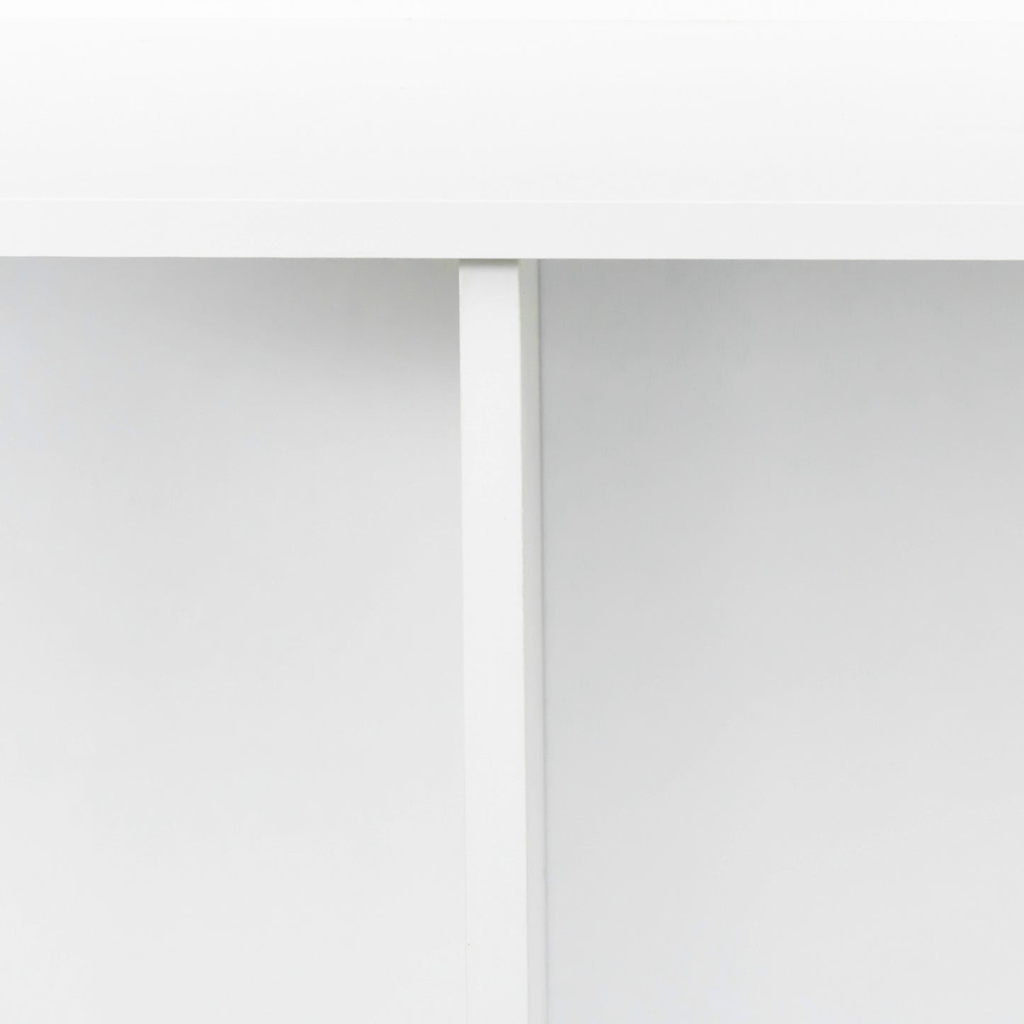 Sleek white modern desk organizer with multiple compartments