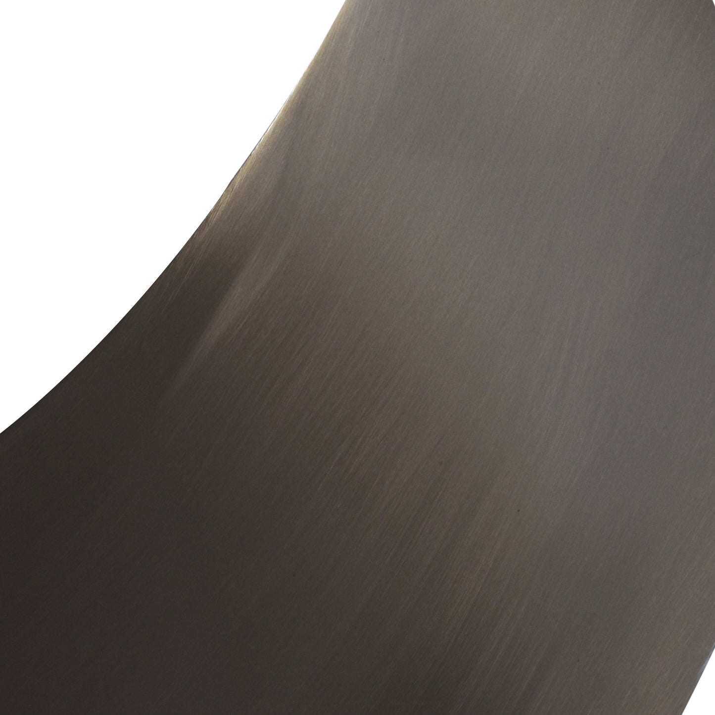 brushed stainless steel metal sheet with subtle grain
