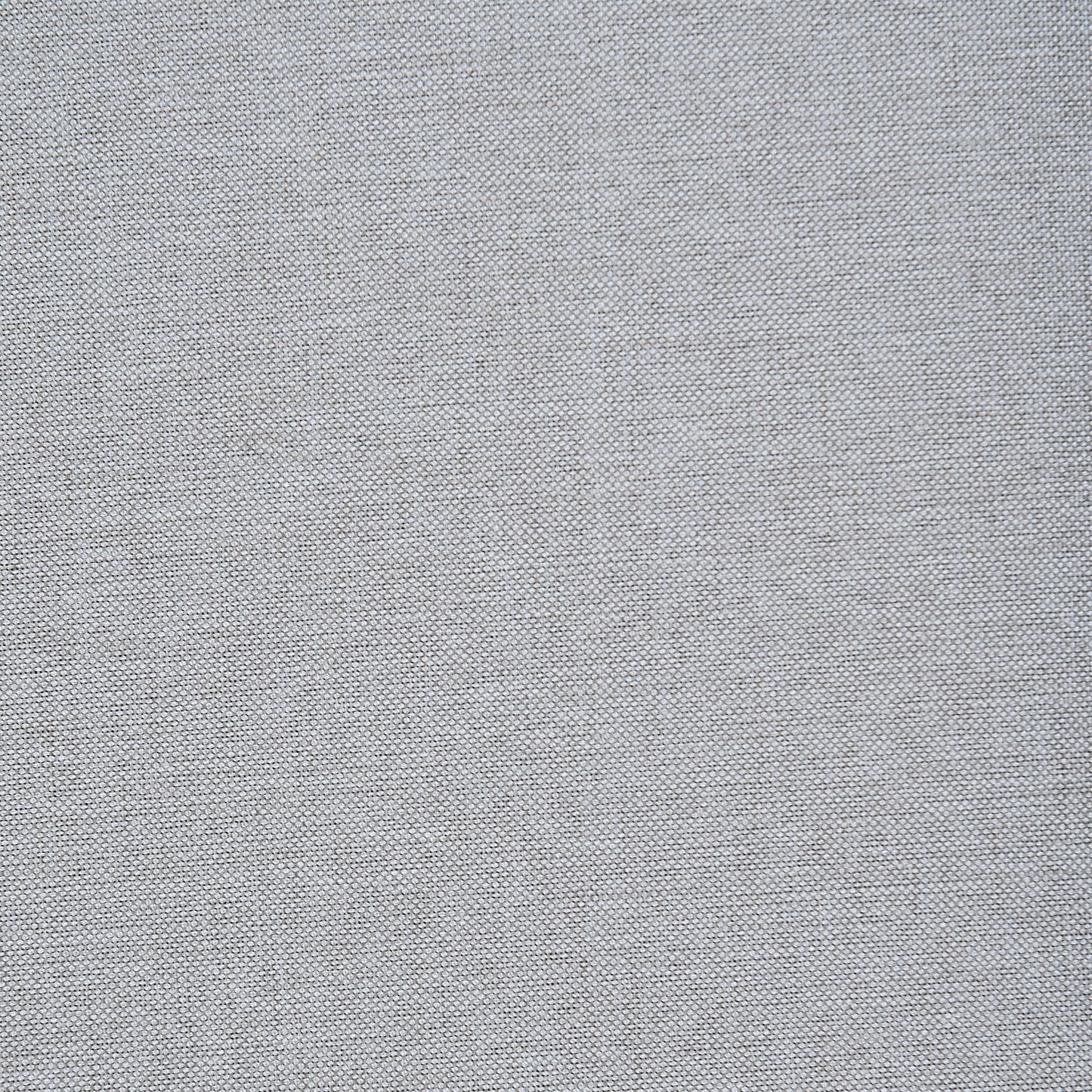 Closeup of grey linen fabric with a textured weave