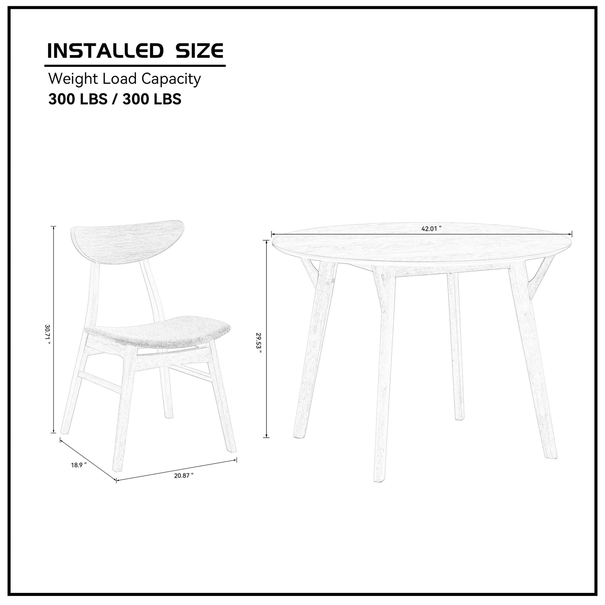 Sketch of a midcentury modern dining chair with a curved back and upholstered seat