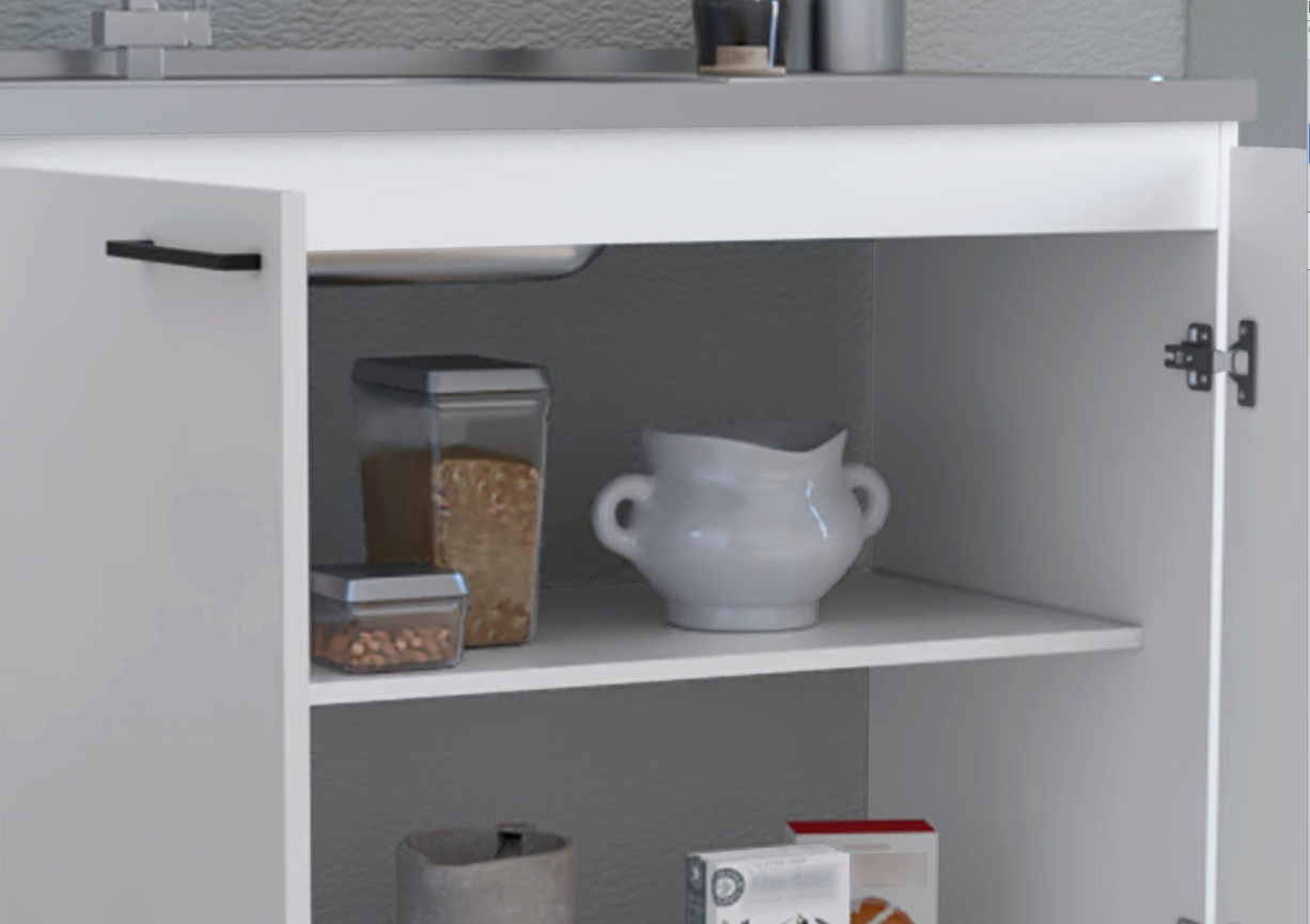 White ceramic gravy boat with two handles