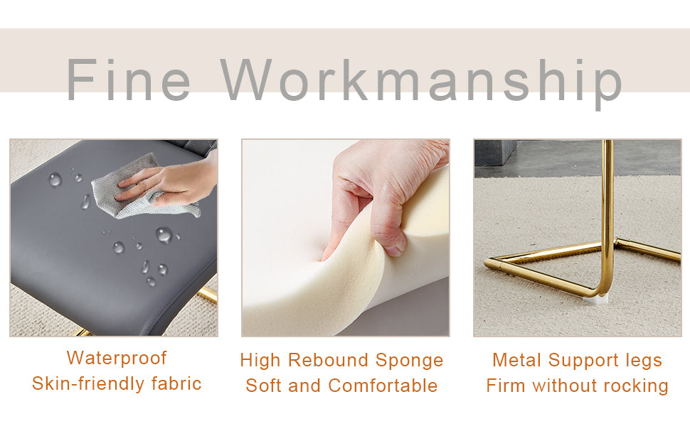Hand wiping gray waterproof fabric seat with droplets