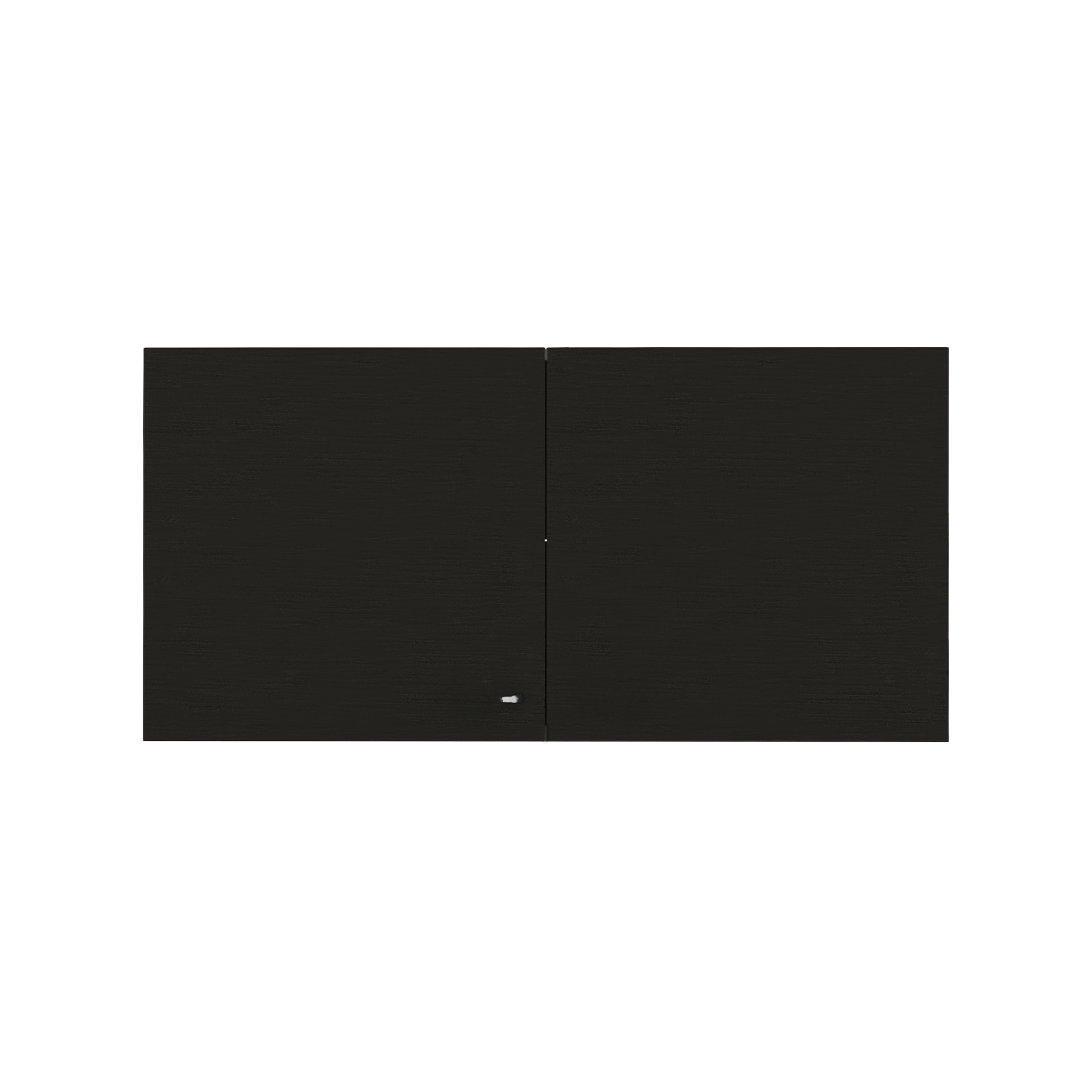 Dark grey double door cabinet with brushed texture