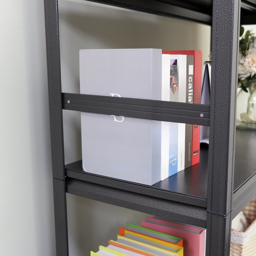 Gray frosted storage box with embossed logo