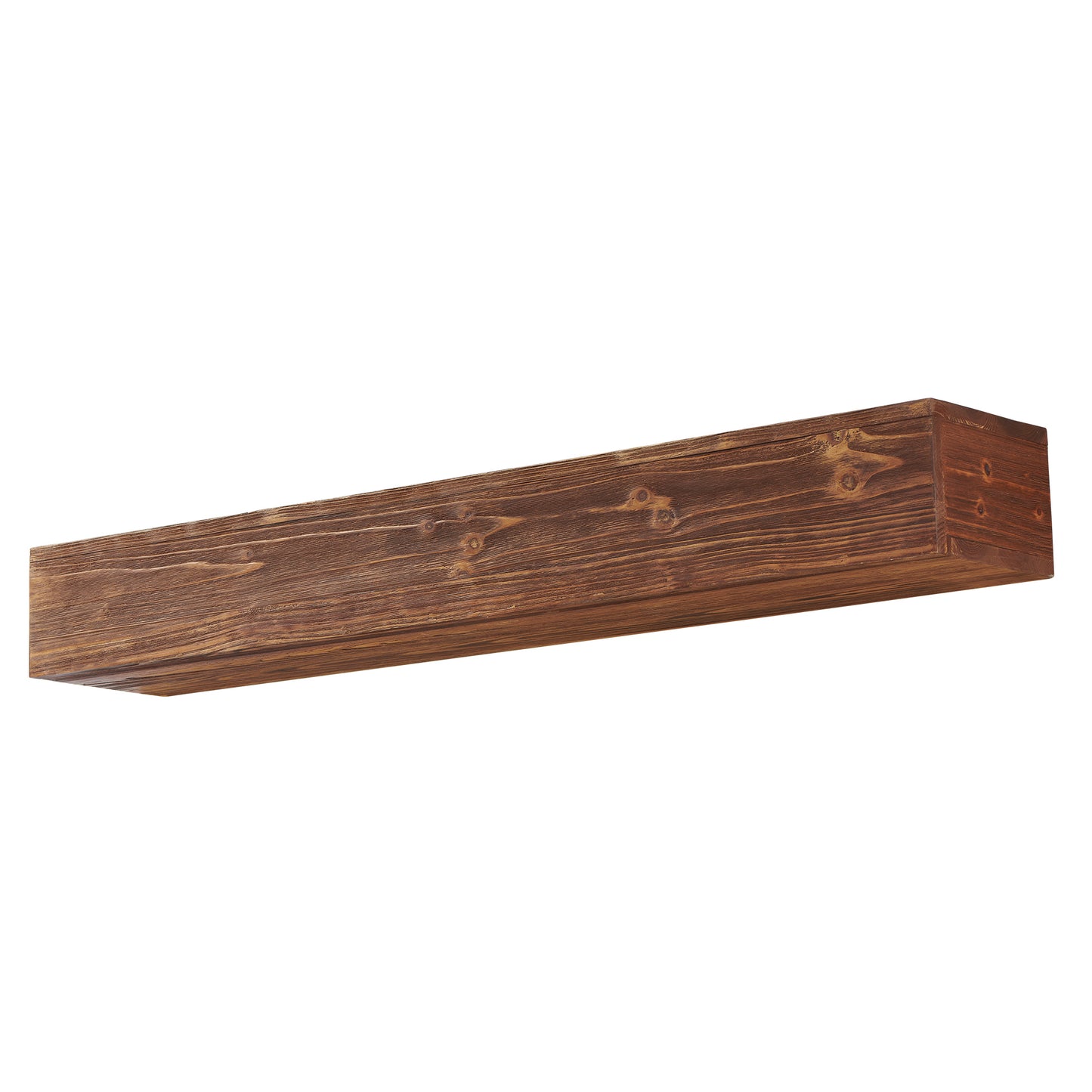 Distressed dark oak wood beam