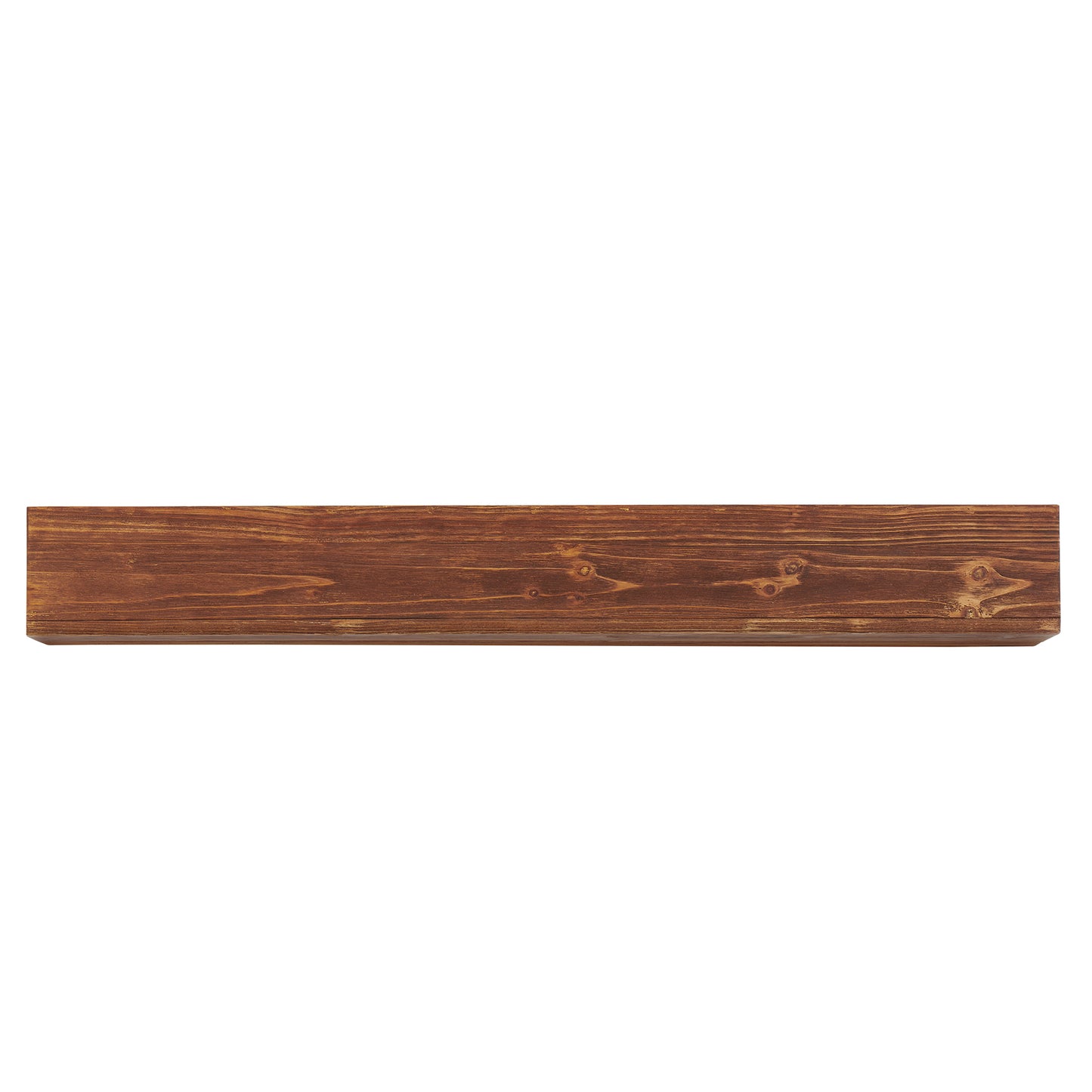 Rustic dark brown wood plank with prominent grain patterns
