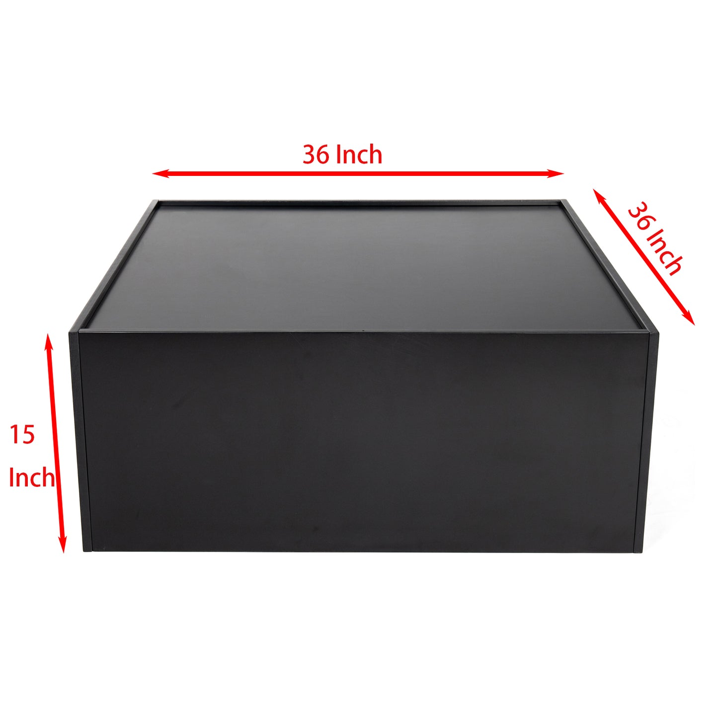 Black  inch square platform with  inch height perfect for risers