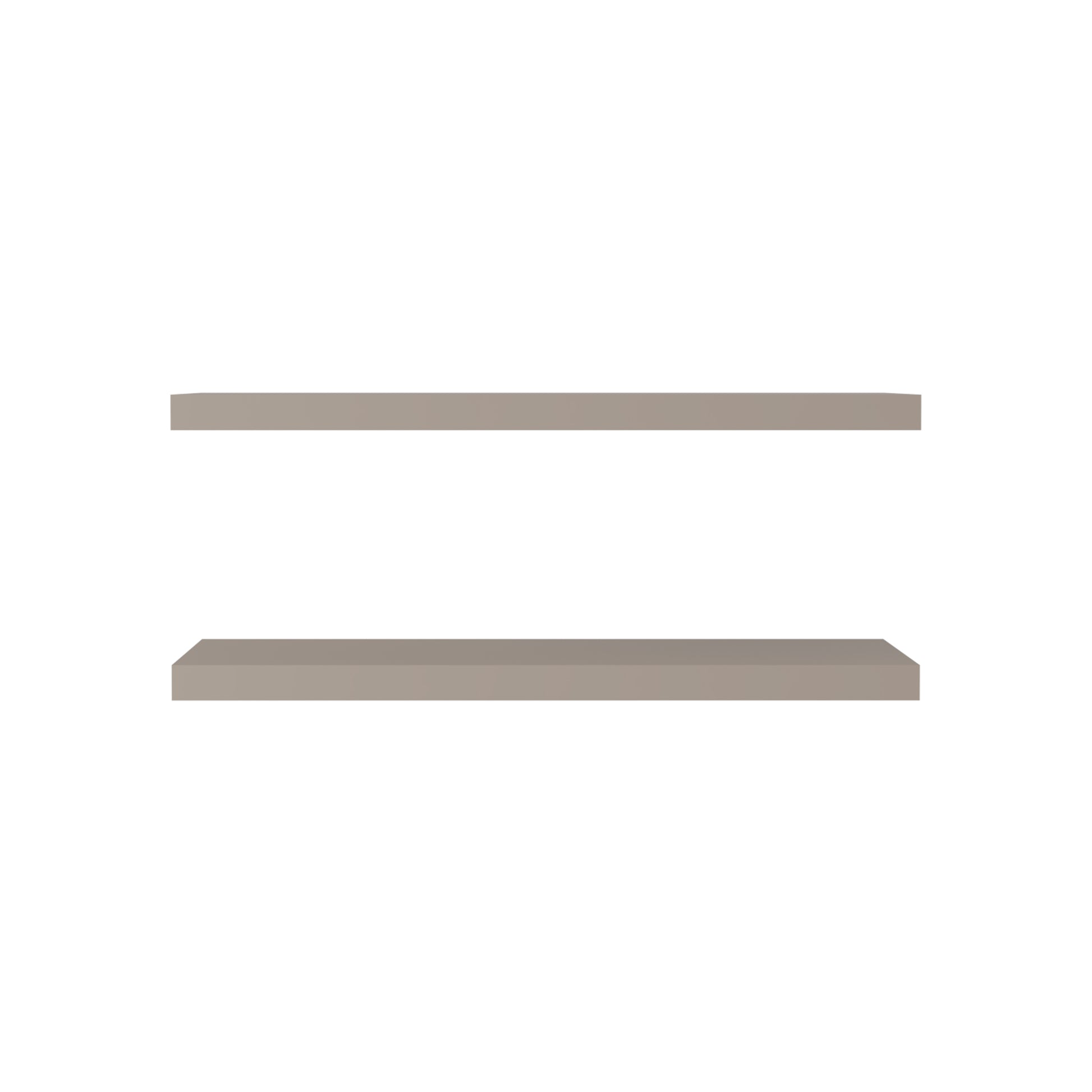 Modern grey wall shelf