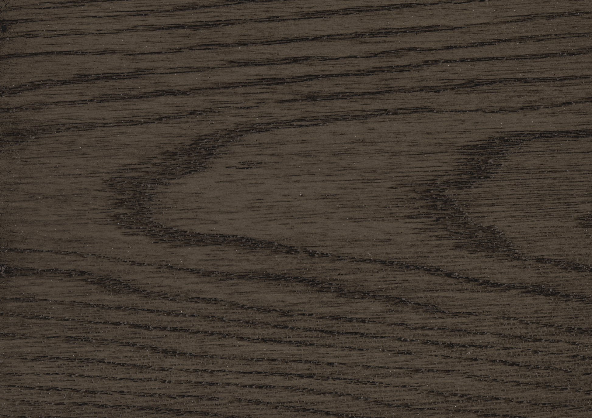 Dark brown oak wood grain veneer sample with visible texture