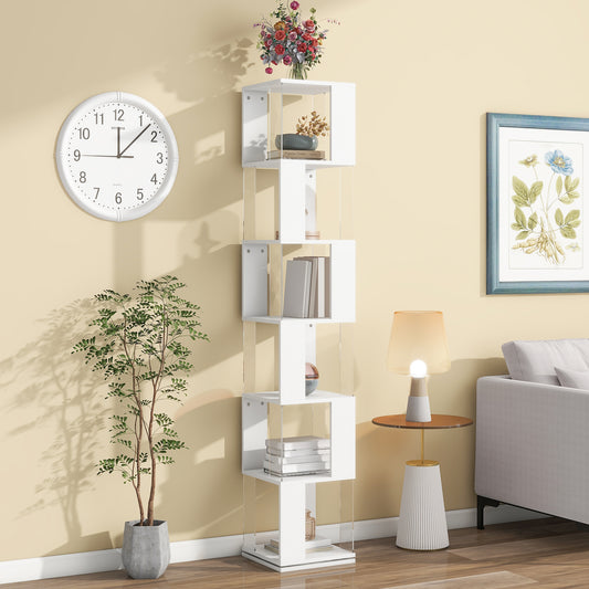 White modern wall clock with clear black hour markers