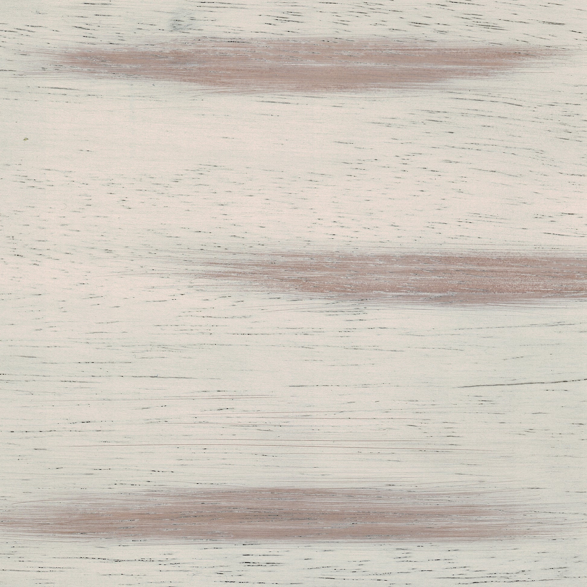 Distressed white wood plank with visible grain and subtle pink undertones