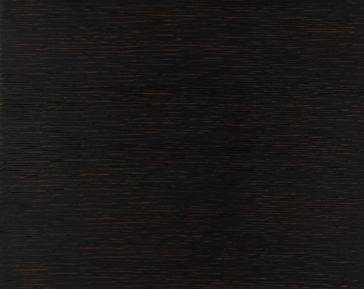 Dark stained oak wood veneer with fine grain