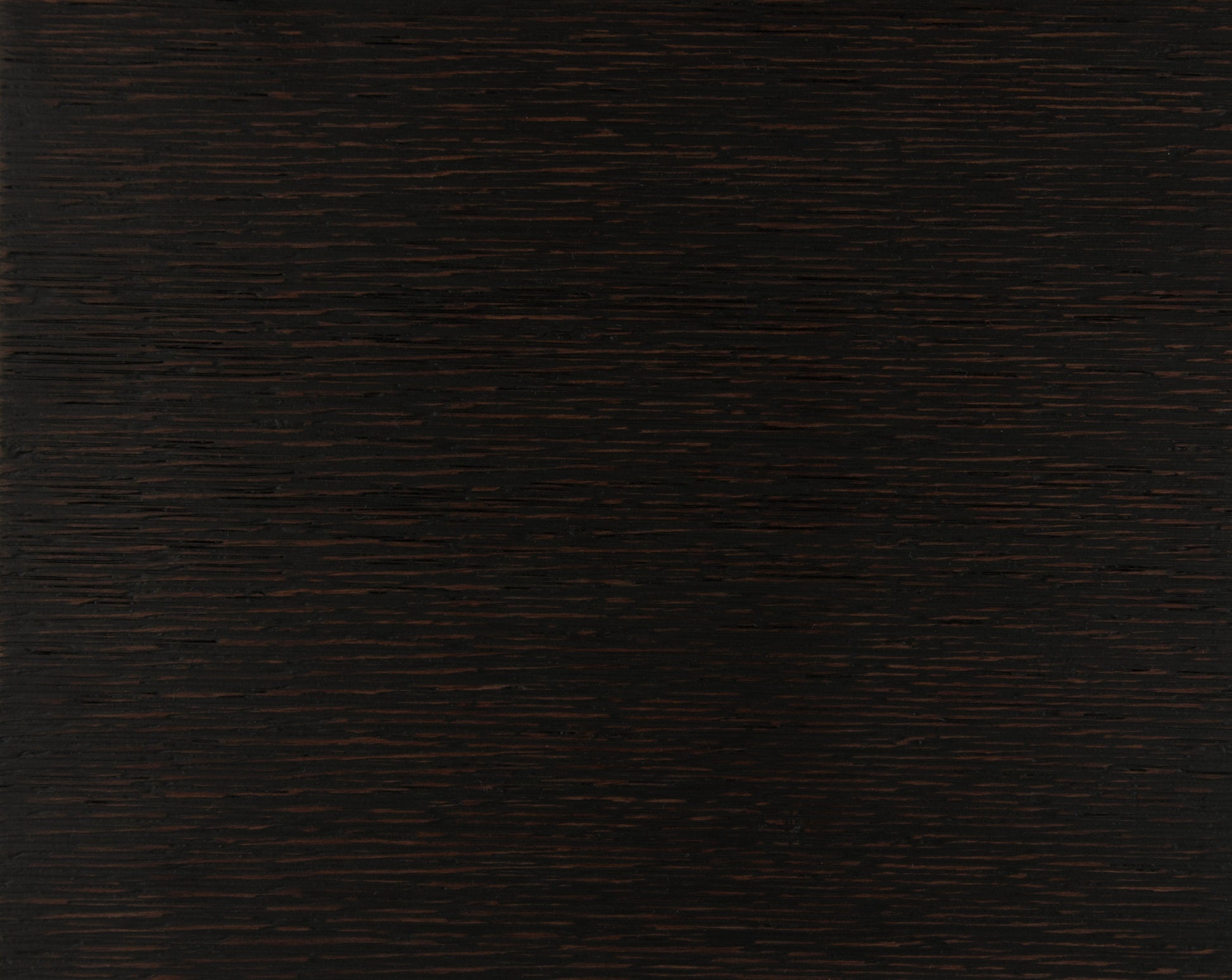 Dark stained oak wood veneer with fine grain