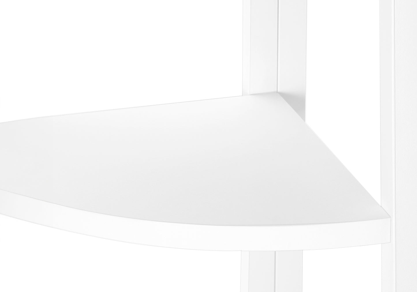 Clean white shelf edge with subtle shadow